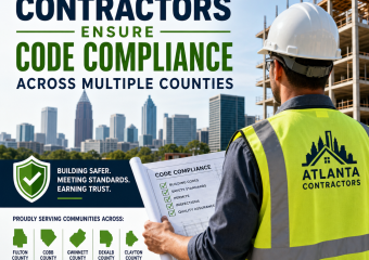 Atlanta contractors reviewing plans to ensure code compliance across counties