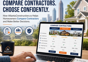 Homeowners compare contractors side by side using reviews and verified ratings on AtlantaConstruction.co.