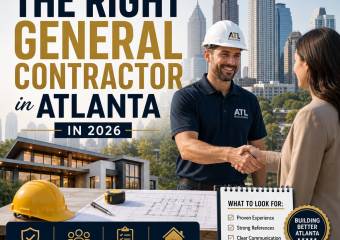 General contractor in Atlanta reviewing a checklist for licensing, experience, transparency, and workmanship.
