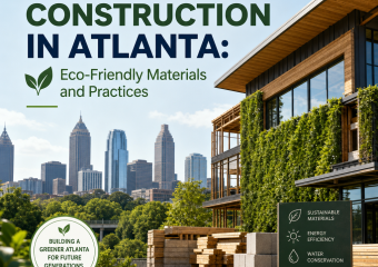 Sustainable construction in Atlanta with eco-friendly materials and energy-efficient building practices